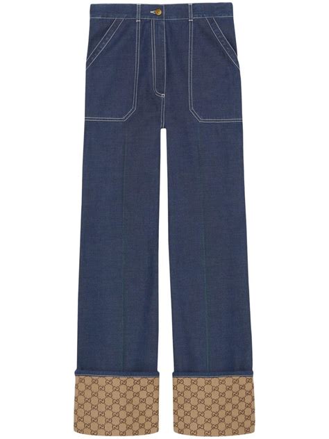 jeans gucci verniciati